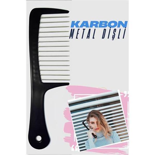  Metal Dişli Masaj Etkili Saç Açma Tarağı - Image 1