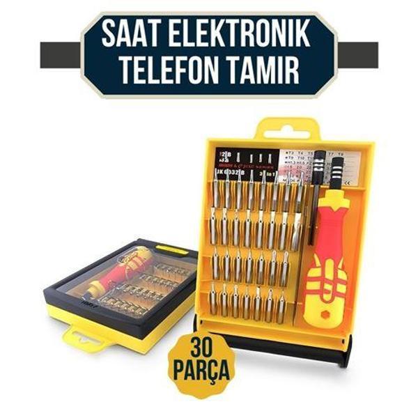  Jackly 30 Uçlu Saat Elektronik Telefon Tamir Hassas Tornavida Seti - Image 1