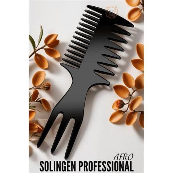  Saç Şekillendirici Afro Perma Tarağı Solingen Professional - Image 1