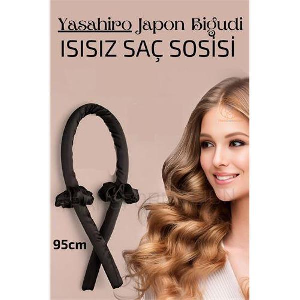  Saç Sosisi Isısız Saç Şekillendirici Saten Japon Bigudisi - Image 1