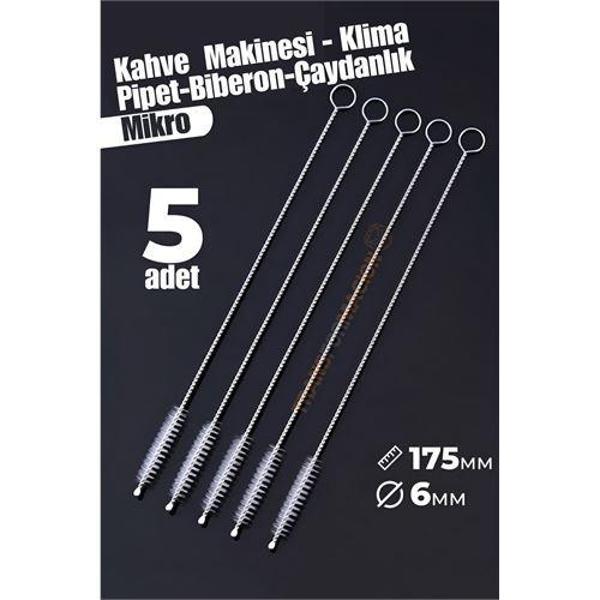  Mikro Fırça Klima Biberon Pipet Fırçası 5 Adet - Image 1