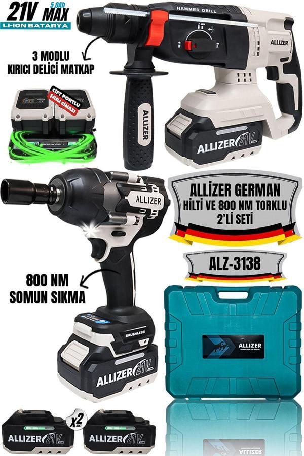 ALLİZER 2'Lİ SET GRİ (HİLTİ - 850 NM TORKLU) - Image 1