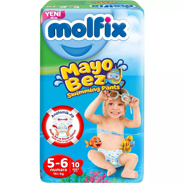 Molfix Mayo Bez 5-6 Beden 14+ Kg 10 Adet - Image 1
