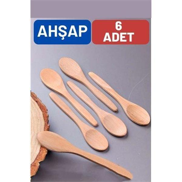  Ahşap Baharat Kaşığı Barnhard Design 6 ADET - Image 1