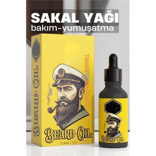 Sakal Bakım Yağı - Nemlendirici Sakal Yağı Sakal Yumuşatıcı 50 ML - Image 1