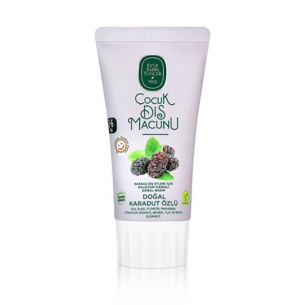 Eyüp Sabri Tuncer Doğal Karadut Özlü Diş Macunu 2-6 Yaş 60 ml - Image 1