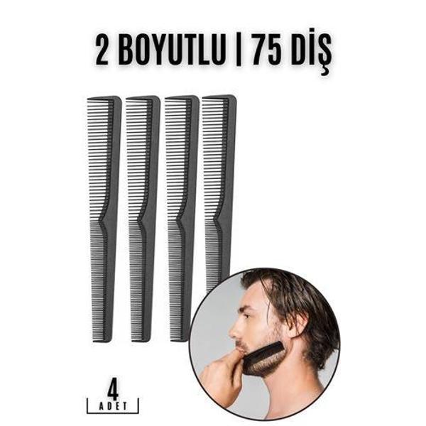  Sakal Bıyık Saç Tarağı 4 lü SET Jess Design - Image 1