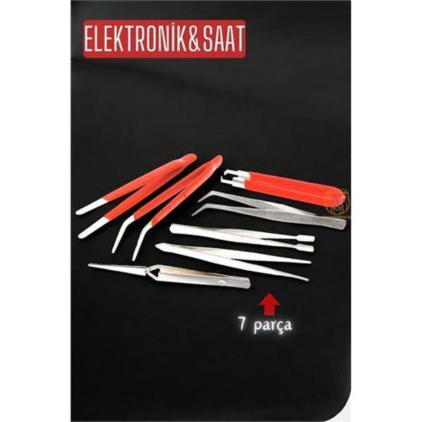  Cımbız Seti 7 Parça Elektornikçi Cımbız Seti - Image 1