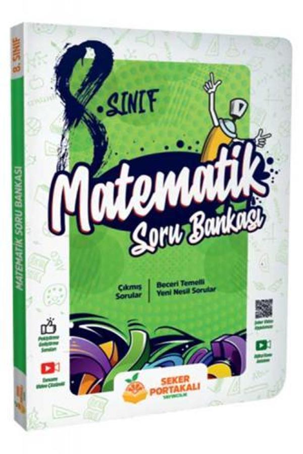 Şeker Portakalı Yayınları 8. Sınıf Matematik Soru Bankası - Şeker Portakalı Yayınları - Image 1