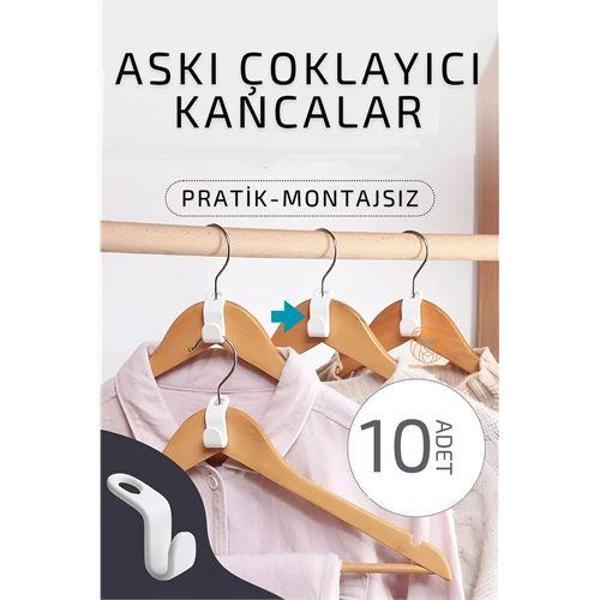 Askı Çoklayıcı Kanca 10 ADET - Image 1