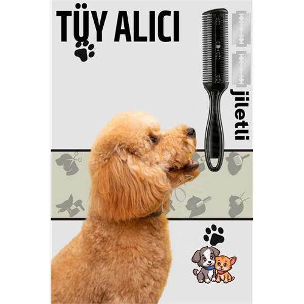  Kedi ve Köpek Çift Jiletli Tüy Alma Tarağı - Image 1