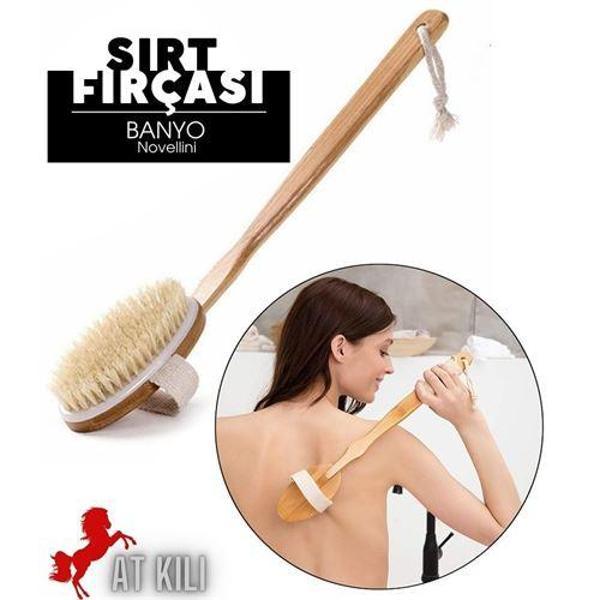  Novellini Doğal Banyo Sırt ve Selülit Fırçası - Image 1