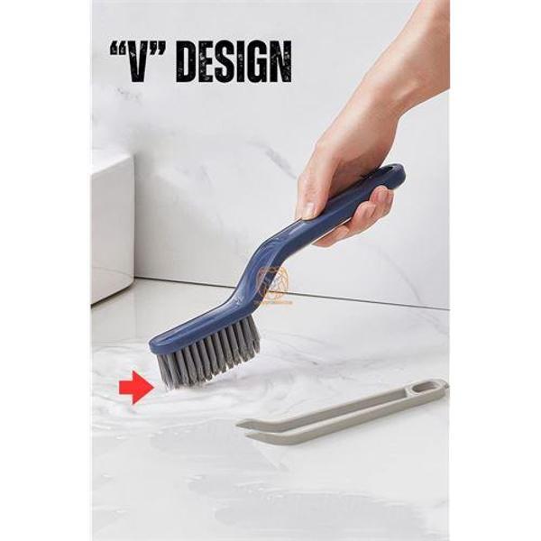  Derz Fırçası V Dizayn Banyo Mutfak Lavabo Fırçası - Image 1