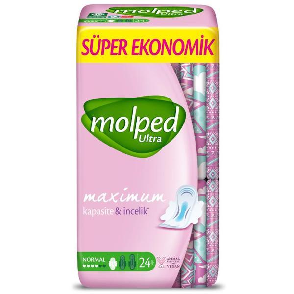 Molped Ultra Hijyenik Anatomik Ped Normal Süper Eko 24 Adet - Image 1