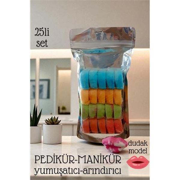 Modacar Pedikür Manikür Tozu Profesyonel - Yumuşatıcı Arındırıcı Toz 25 li SET - Image 1