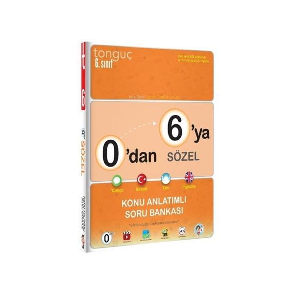 Tonguç Yayınları 6. Sınıf 0'Dan 6'Ya Sözel Konu Anlatımlı Soru Bankası  - Tonguç Akademi - Image 1
