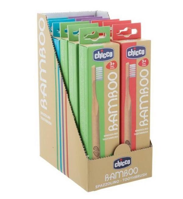 Chicco Bamboo Diş Fırçası 3+ Yaş - Image 1
