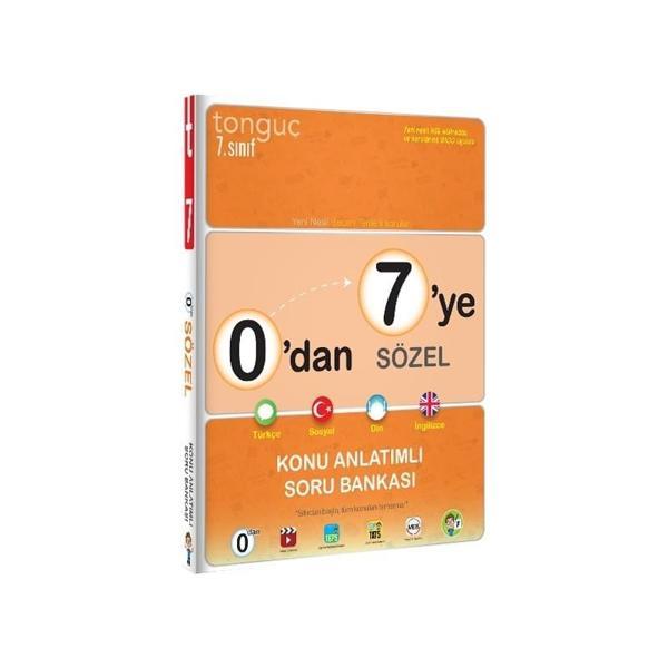 Tonguç Yayınları 7. Sınıf 0'Dan 7'Ye Sözel Konu Anlatımlı Soru Bankası  - Tonguç Akademi - Image 1