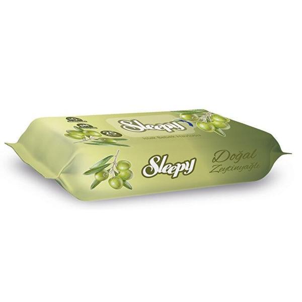 Sleepy Zeytinyağlı Islak Havlu Mendil 25 Yaprak - Image 1