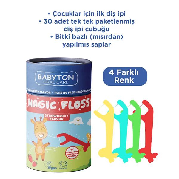 Babyton Çocuklar İçin Diş İpi - Image 1