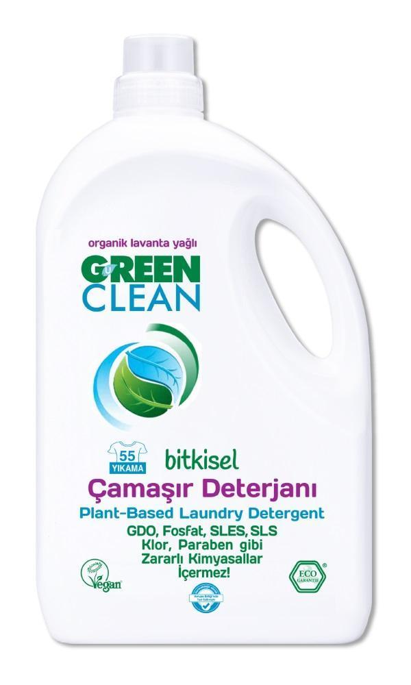 Green Clean Bitkisel Çamaşır Deterjanı 2750 ml (55 Yıkama) - Image 1