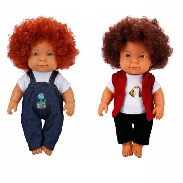 Sunman Kıvırcık Saçlı Curly Bebek 35 Cm - Image 1