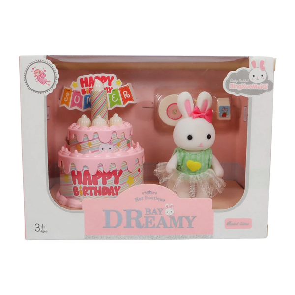 Bay Dreamy Mini Tavşan Doğum Günü Pastası - Image 1