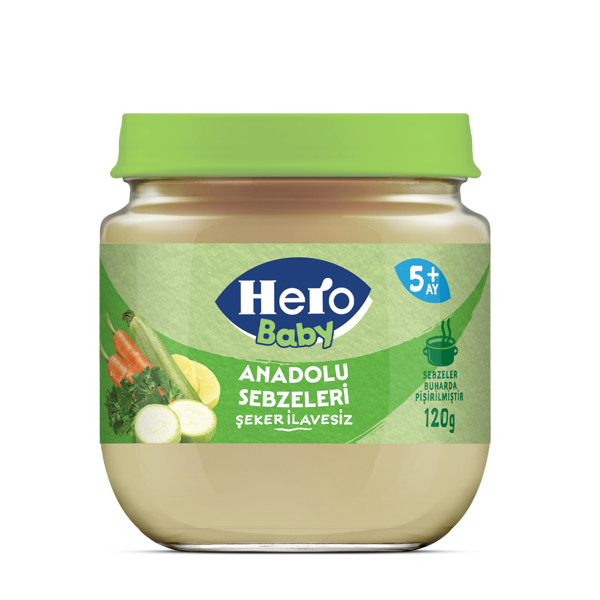 Hero Baby Anadolu Sebzeleri Kavanoz Mama 120 Gr - Image 1