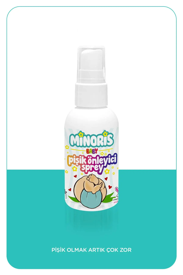 Minoris Baby Organik Pişik Önleyici Sprey 100 ml - Image 1