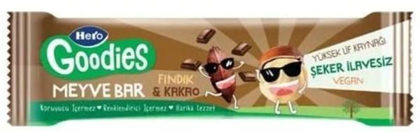 Hero Goodies Findık Kakao Meyve Bar 30 Gr - Image 1