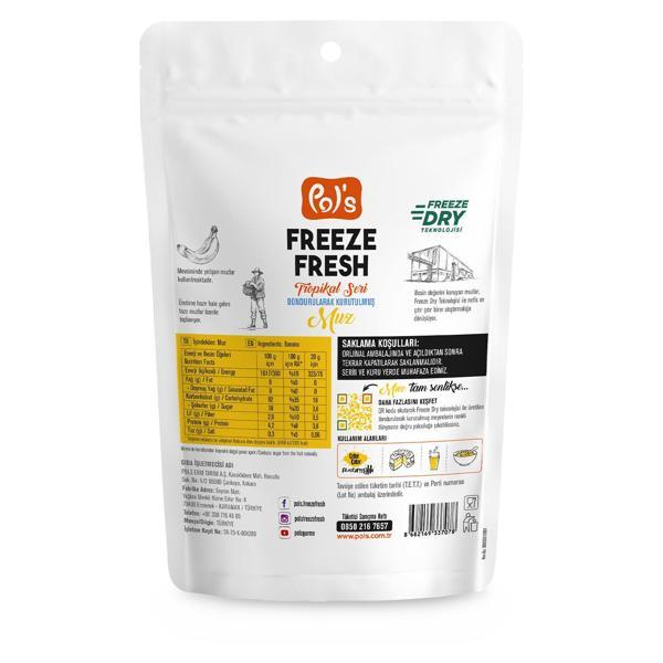 Pol’s Freeze Fresh Tropikal Serisi Muz 20 Gr - Image 1