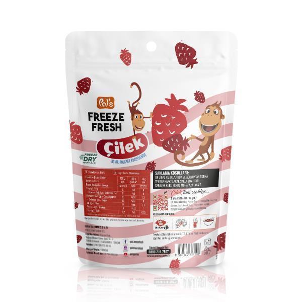 Pol’s Kukuli Freeze Fresh Bütün Çilek 15 Gr - Image 1
