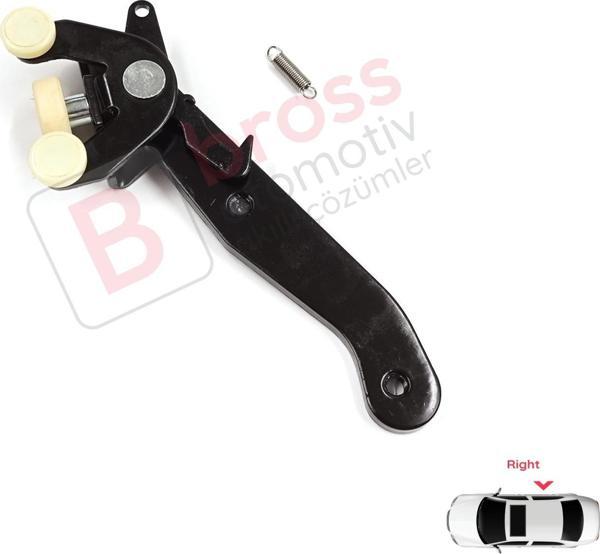 VW Transporter T5 T6 Caravelle Multivan 2003-2024 7H0843398 için Sağ Arka Sürgülü Kapı Alt Makarası - Image 1