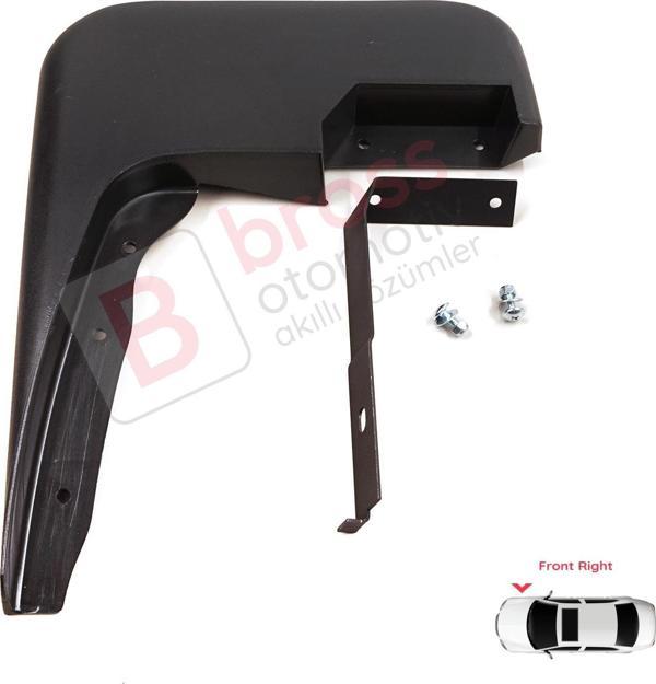 Ford Transit MK6 MK7 Tourneo 2000-2014 1549539 için Ön Sağ Tekerlek Çamurluk Paçalık - Image 1