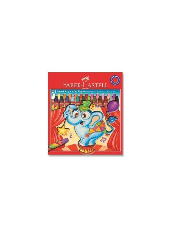 Faber-Castell Pastel Boya Red Line Karton Kutu Köşeli 24 Renk - Image 1
