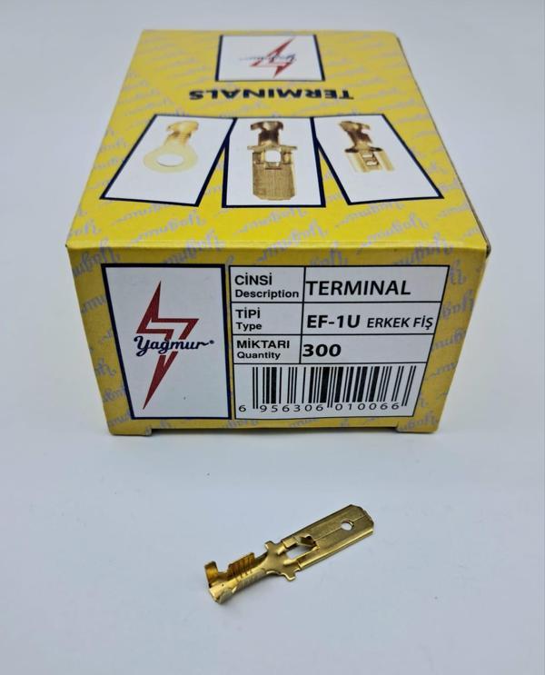 EF1U UZUN ERKEK FİŞ 1 KUTU = 300 ADET UNIVERSAL cc - Image 1