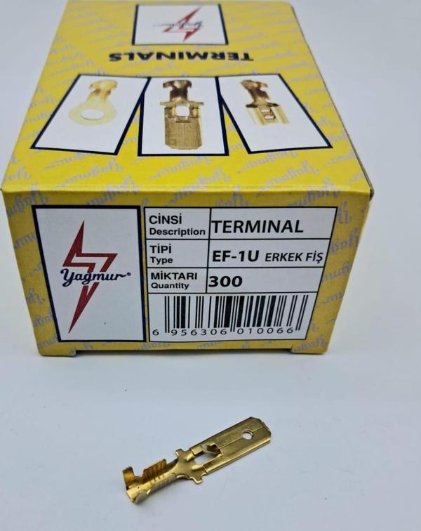 EF1U UZUN ERKEK FİŞ 1 KUTU = 300 ADET UNIVERSAL cc - Image 1