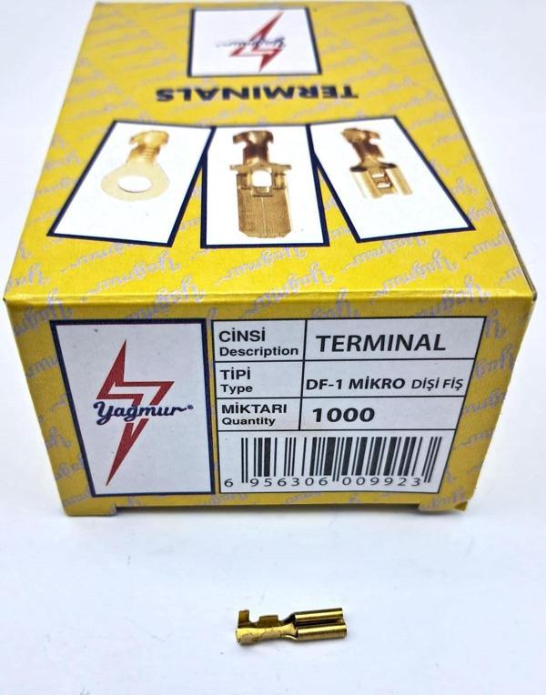 DF1 MİKRO DİŞİ FİŞ 1 KUTU = 1000 ADET UNIVERSAL cc - Image 1