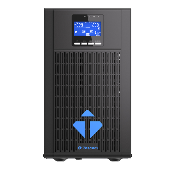 TESCOM NeoLine 3000, 3 KVA Online 1F/1F UPS,  (900040102) (6x9A Akü) - Image 1