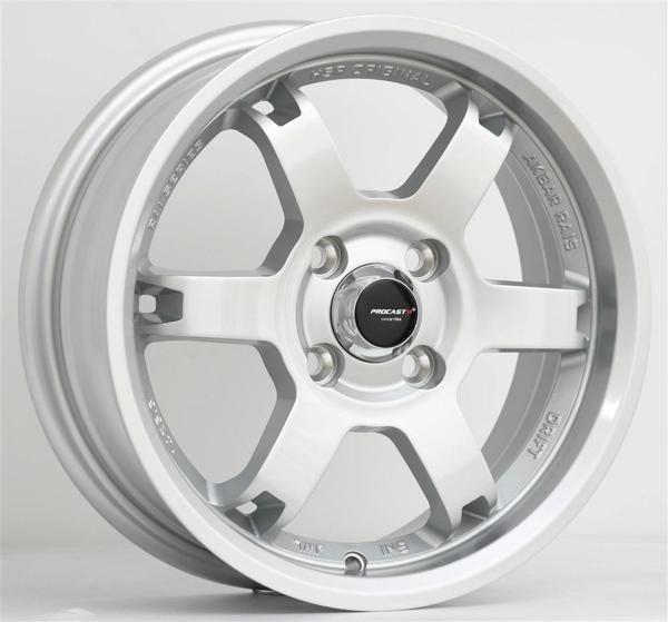 5.5 X 14 PRO-3107 4X100 ET36 73.1 SILVER - Image 1