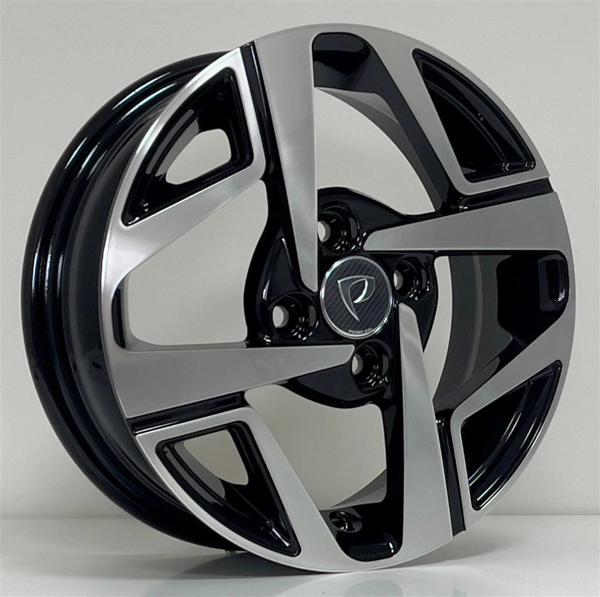 5 X 14 BKY-1245 4X100 ET41 54.1 BLACK MACHINED XL - Image 1