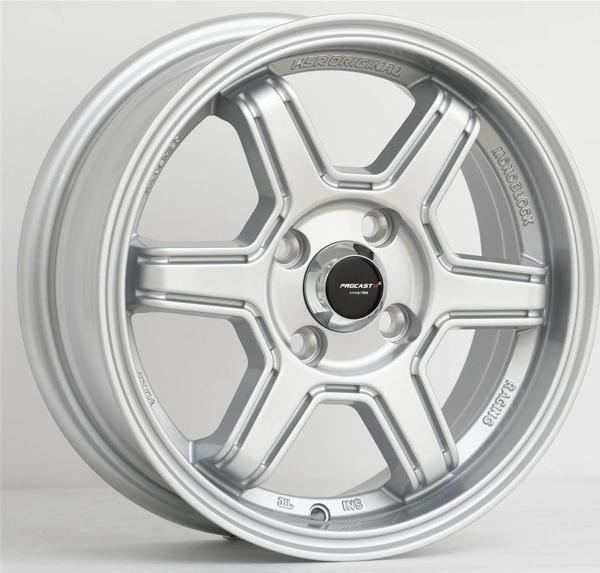 5.5 X 14 PRO-3089 4X100 ET36 73.1 SILVER - Image 1