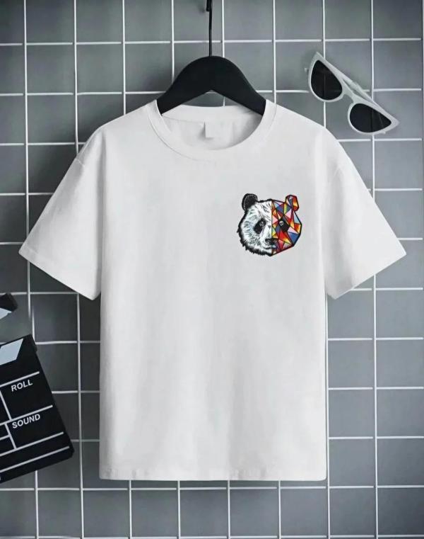 Unisex Çocuk Baskılı T-Shirt - Beyaz - Image 1
