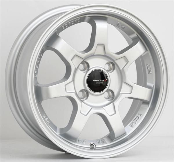 5.5 X 14 PRO-2136 4X100 ET36 73.1 SILVER - Image 1