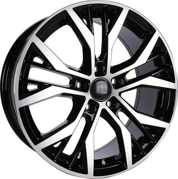 7 X 16 BK-713 5X100 ET35 57.1 BLACK MACHINED XL - Image 1