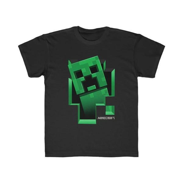 Çocuk Unisex Baskılı T-Shirt - Siyah - Image 1