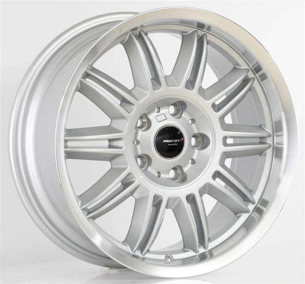 7.5 X 17 PRO-79073F 5X120 ET32 72.56 SILVER+LIP MACHINED XL - Image 1