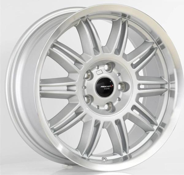 8.5 X 17 PRO-79073R 5X120 ET35 72.56 SILVER+LIP MACHINED XL - Image 1