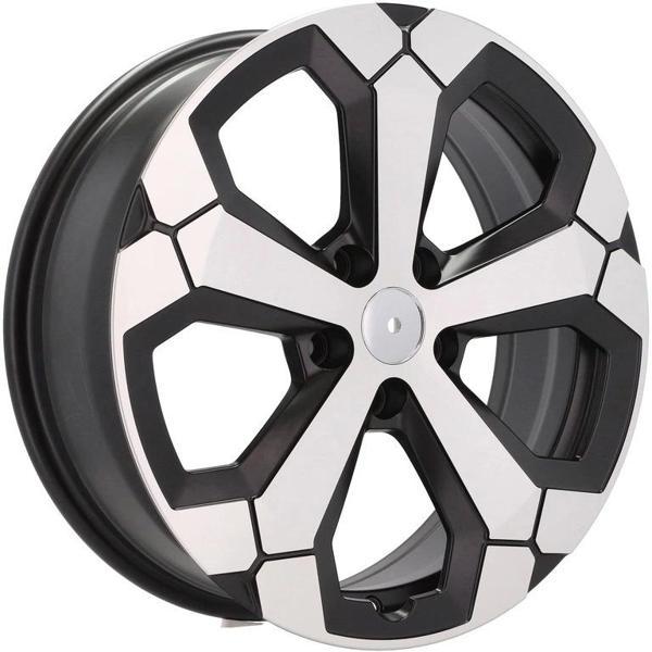 6.5 X 16 BKY-1274 5X114.3 ET40 66.1 BLACK MACHINED XL - Image 1