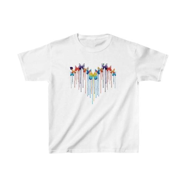 Çocuk Unisex Baskılı T-Shirt - Beyaz - Image 1